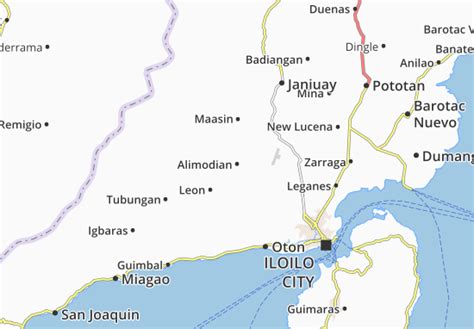 Alimodian (Iloilo) Street Guide and Map .